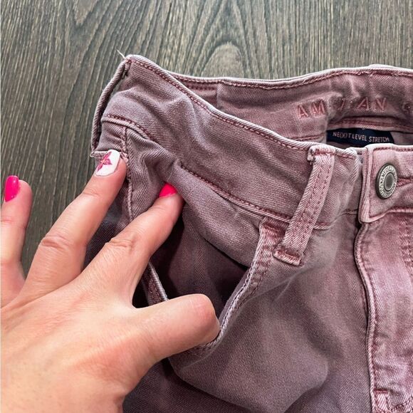 American Eagle Ne(x)t Level Stretch Purple Skinny Jeans 6 - Picture 7 of 11